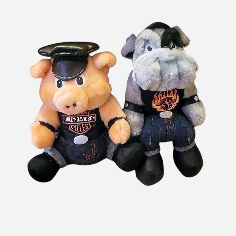 Harley Davidson plush Lot Of 2 stuffed animals